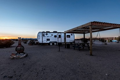 Fully-Equipped Caravan Perfect for a Desert Getaway in Joshua Tree, CA - Joshua Tree, California - glamping.directory
