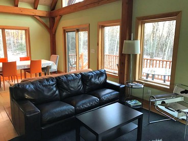 Beautiful Two-Bedroom Cabin Rental Set in the Forests of the Berkshires, Massachusetts - Peru, Massachusetts - glamping.directory