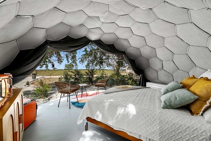 Cozy Glamping Retreat with Outdoor Shower & Fire Pit near Wolfe City, Texas - Wolfe City, Texas - glamping.directory