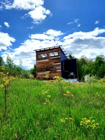 Romantic Stargazing Retreat: Bell Tent for Couples in Michigan's Dream Destination - Boyne Falls, Michigan - glamping.directory