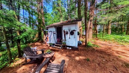 Incredible Private Island for the Ultimate Family Vacation with Amazing Outdoor Activities on Brantingham Lake, New York - Greig, New York - glamping.directory