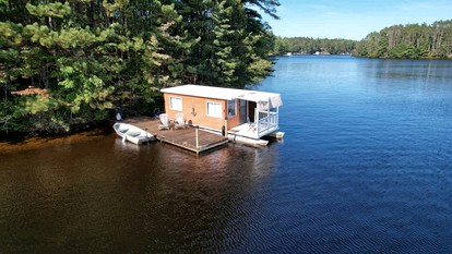Incredible Private Island for the Ultimate Family Vacation with Amazing Outdoor Activities on Brantingham Lake, New York - Greig, New York - glamping.directory