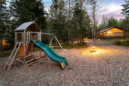 Peaceful Safari Tent Nestled in the Woods of Mount Desert Island, Maine - Bar Harbor, Maine - glamping.directory