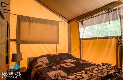 Peaceful Safari Tent Nestled in the Woods of Mount Desert Island, Maine - Bar Harbor, Maine - glamping.directory