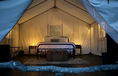Gorgeous Safari Tent with Incredible Views for a Romantic Glamping Getaway near Waynesville, North Carolina - Waynesville, North Carolina - glamping.directory
