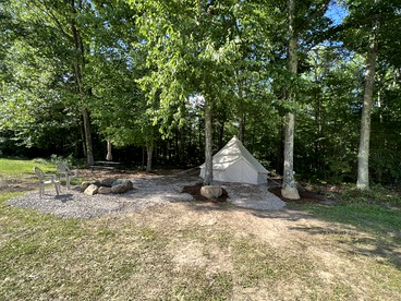 Lovely Bell Tent for Memorable Glamping Weekends in Conneticut - Ellington, Connecticut - glamping.directory