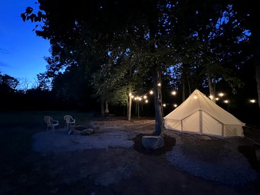 Lovely Bell Tent for Memorable Glamping Weekends in Conneticut - glamping.directory