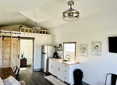 Secluded Tiny House with Fire Pit and Lovey Views in Ash Fork, Arizona - Ash Fork, Arizona - glamping.directory
