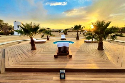 Family and Pet Friendly Vacation Rental in Joshua Tree with a Luxury Hot Tub, Gym, and Outdoor Pool - Joshua Tree, California - glamping.directory