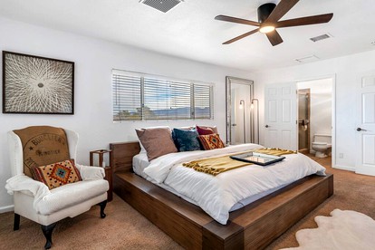 Family and Pet Friendly Vacation Rental in Joshua Tree with a Luxury Hot Tub, Gym, and Outdoor Pool - Joshua Tree, California - glamping.directory