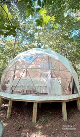 Sublime Geodesic Dome Haven near Lake Oconee in Georgia - glamping.directory