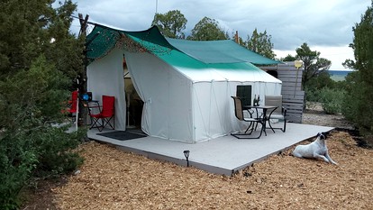 Remote Pet-Friendly Tented Cabin Great for Family Getaways in Colorado - glamping.directory