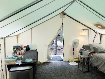 Remote Pet-Friendly Tented Cabin Great for Family Getaways in Colorado - Pueblo West, Colorado - glamping.directory
