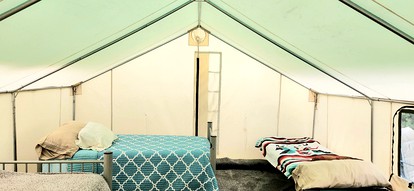 Remote Pet-Friendly Tented Cabin Great for Family Getaways in Colorado - Pueblo West, Colorado - glamping.directory