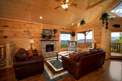 Luxury Log Cabin Rental for Smoky Mountain Glamping in Sevierville, Tennessee - Sevierville, Tennessee - glamping.directory