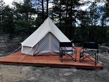 Private Bell Tent with Amazing Stargazing in Colorado - glamping.directory