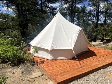 Private Bell Tent with Amazing Stargazing in Colorado - Trinidad, Colorado - glamping.directory