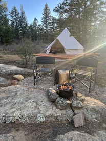 Private Bell Tent with Amazing Stargazing in Colorado - Trinidad, Colorado - glamping.directory