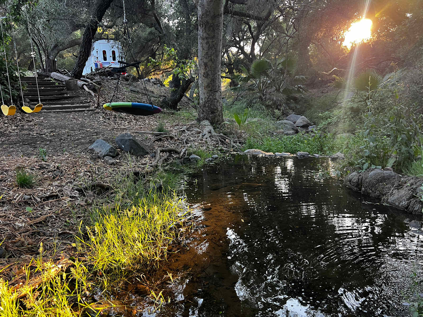 Rustic Wooded Ranch -Creekside Stay - Temecula, California - glamping.directory