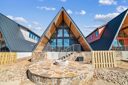 Elegant Modern A-Frame Surrounded by Nature in Texas - glamping.directory