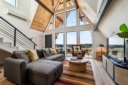 Elegant Modern A-Frame Surrounded by Nature in Texas - New Braunfels, Texas - glamping.directory