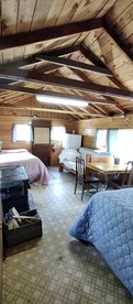 Rustic Glamping Cabin near Poudre River, Perfect for a Weekend of Fishing and Watching Wildlife - Bellvue, Colorado - glamping.directory