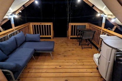 Secluded Off-Grid Glamping Tent with Private Bathhouse Near The Caverns & Waterfalls – Coalmont, Tennessee - Coalmont, Tennessee - glamping.directory