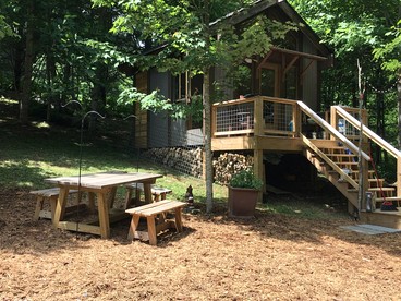 Off Grid Tiny Cabin Ideal for Couples in Burnsville, North Carolina - glamping.directory