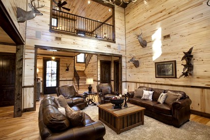 Delightful Unique Log Cabin Rental with Hot Tub near Oklahoma's Broken Bow Lake - Broken Bow, Oklahoma - glamping.directory