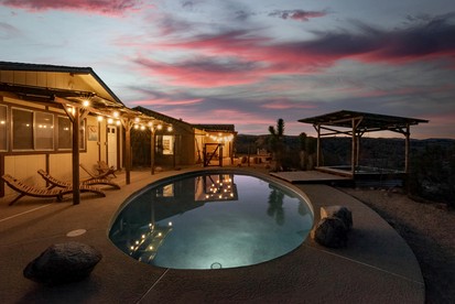 Newly Renovated Ranch with Pool, Spa Sunset Views in California - Yucca Valley, California - glamping.directory