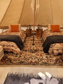Cozy Off-Grid Bell Tent Glamping Retreat on a Regenerative Farm in Willow Creek, California - Willow Creek, California - glamping.directory