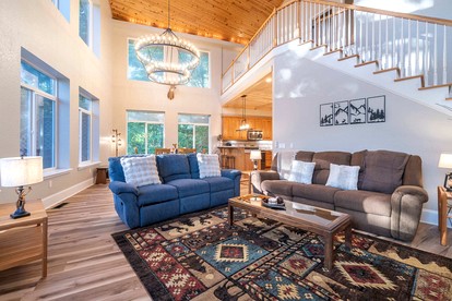 Luxury Mountain Retreat with Hot Tub, Game Room, and Two Scenic Decks in Helen, Georgia - Helen, Georgia - glamping.directory