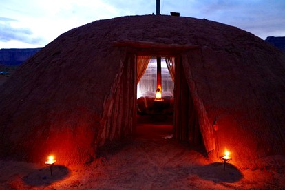 Authentic Navajo Dome Stay with Cultural Experiences near Monument Valley, Utah - Monument Valley, Utah - glamping.directory
