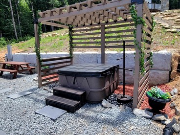 Incredibly Unique Barrel Pod on a Beautiful Private Vineyard with Breathtaking Views for an Unforgettable Glamping Experience in Jonesville, North Car - Jonesville, North Carolina - glamping.directory