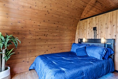 Incredibly Unique Barrel Pod on a Beautiful Private Vineyard with Breathtaking Views for an Unforgettable Glamping Experience in Jonesville, North Car - Jonesville, North Carolina - glamping.directory