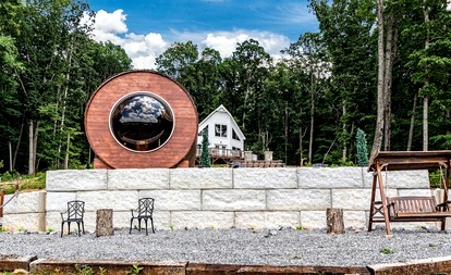 Incredibly Unique Barrel Pod on a Beautiful Private Vineyard with Breathtaking Views for an Unforgettable Glamping Experience in Jonesville, North Car - glamping.directory