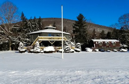 Upscale Rustic Cabin Surrounded by Spacious Pennsylvania Countryside near Pine Creek Gorge - Gaines, Pennsylvania - glamping.directory