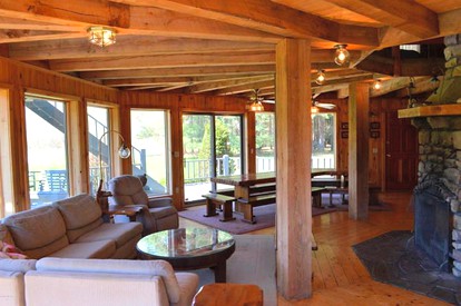 Upscale Rustic Cabin Surrounded by Spacious Pennsylvania Countryside near Pine Creek Gorge - Gaines, Pennsylvania - glamping.directory