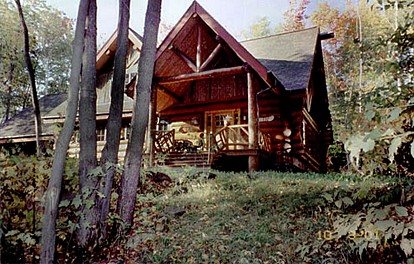 Beautiful Log Cabin with Jacuzzi Bathtub in the heart of Adirondack State Park - glamping.directory