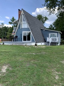 Waterfront A-Frame Great for Outdoor Adventures in North Carolina - glamping.directory