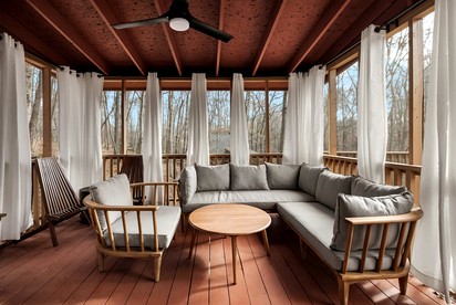 Cozy Cabin in the Heart of West Virginia, near Shenandoah National Park, with WiFi and a Fire Pit - Hedgesville, West Virginia - glamping.directory
