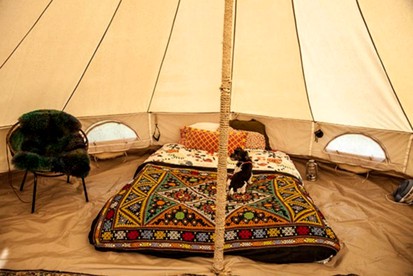 Unique Bell Tent Getaway on Apple Orchard near Woodstock, New York - Jewett, New York - glamping.directory