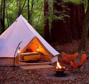 Unique Bell Tent Getaway on Apple Orchard near Woodstock, New York - glamping.directory