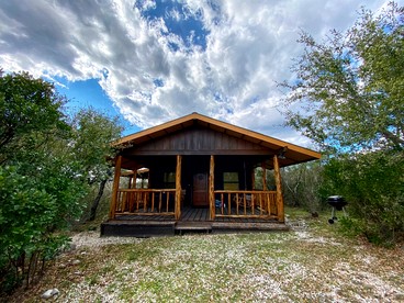 Side by Side Cabins on a Texas Ranch, Perfect for a Family Glamping Getaway from San Antonio - glamping.directory