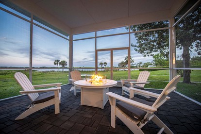 Modern 3-Bedroom Lakefront Home with Pool, Patio & Private Helipad in Clermont, Florida - Clermont, Florida - glamping.directory