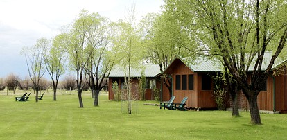 Rustic Camping Cabin on the Ruby River in Twin Bridges, Montana - glamping.directory