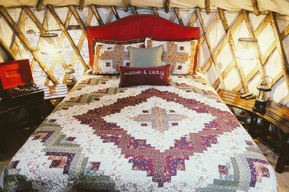 Private Riverfront Safari tent for a Glamping Experience in the Monadnock Region, New Hampshire - Bennington, New Hampshire - glamping.directory