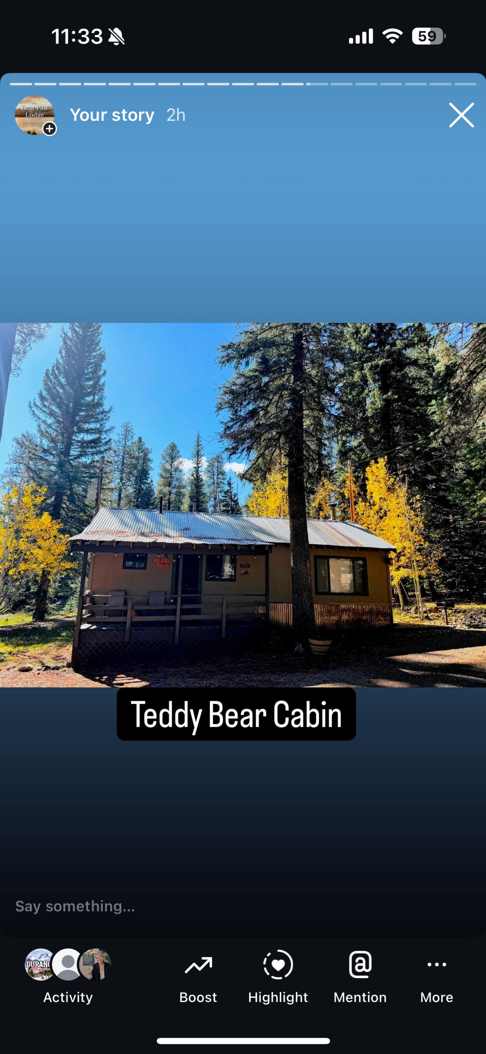 Bear Paw Lodge Bear Cabins - Bayfield, Colorado - glamping.directory