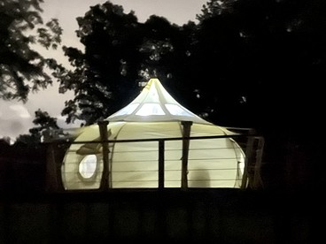 Charming Creekside Luxury Tent with Sunset Views near Goodwin Creek, Mississippi - Batesville, Mississippi - glamping.directory