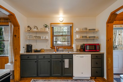Charming One-Floor Waterfront Cabin with Dock & Fire Pit Near the River | Corinth, New York - Corinth, New York - glamping.directory